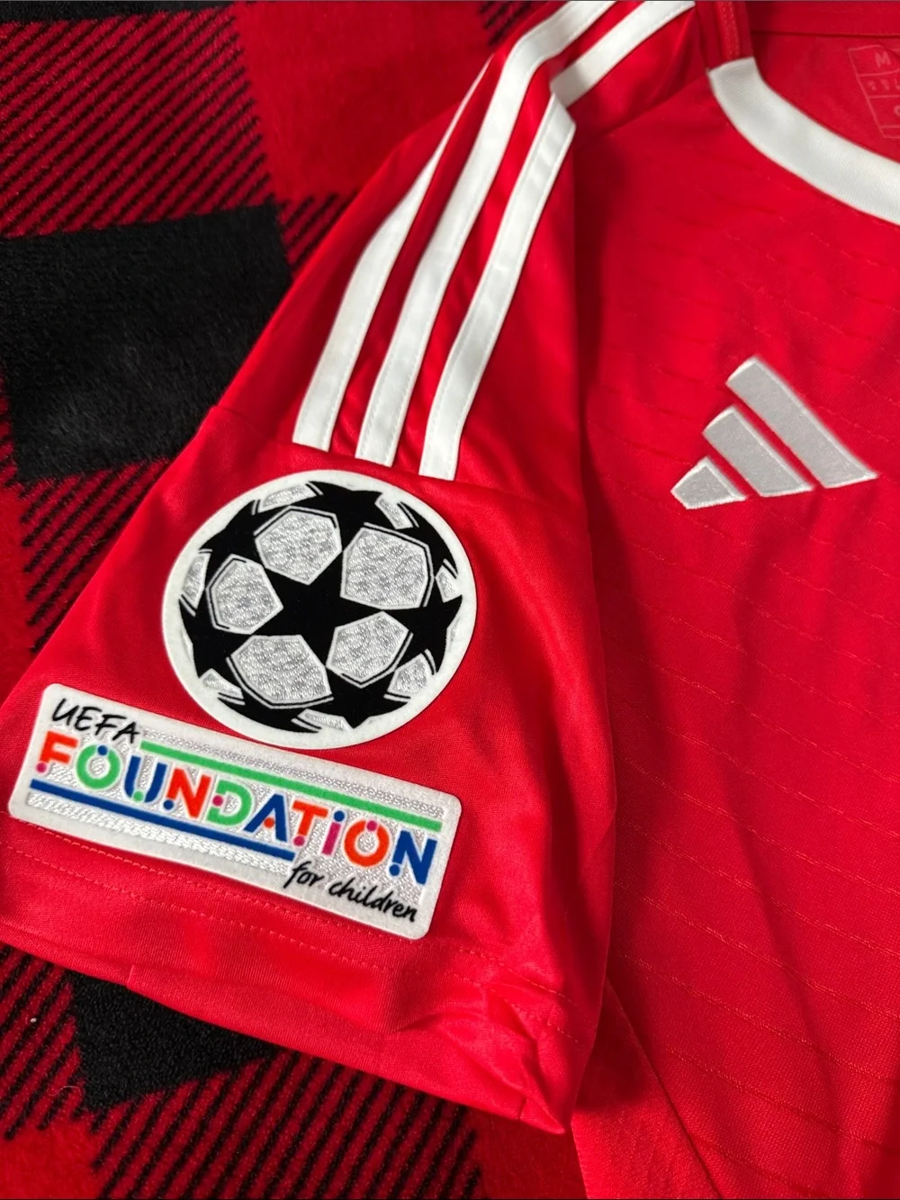 SL Benfica 🇵🇹 #11 Ángel Di Maria 2024-25 UCL Home Adidas Jersey